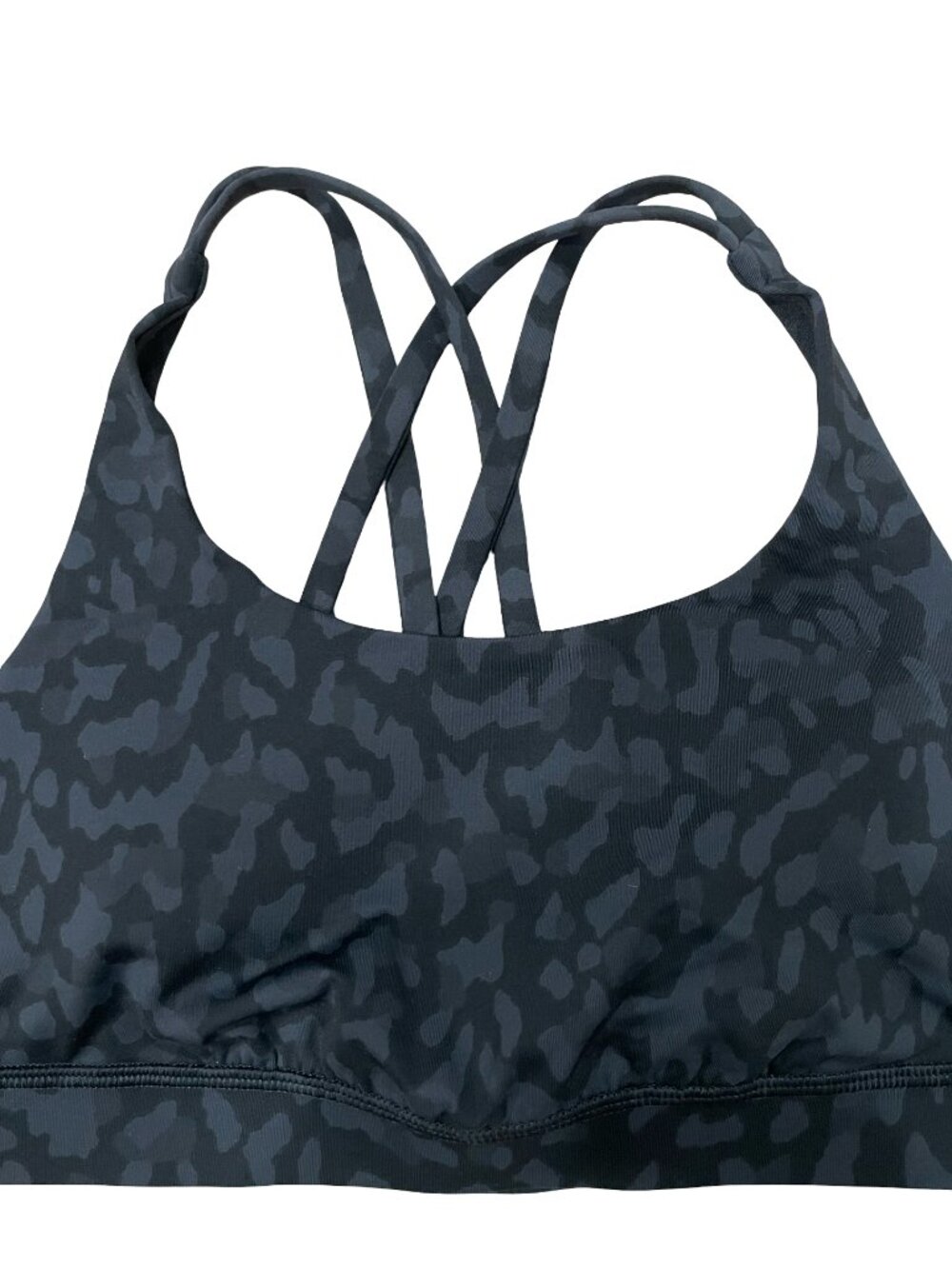 Lululemon Energy Bra Size 6 Formation Camo Deep Coal Multi W2AAJS Sports - Picture 7 of 11
